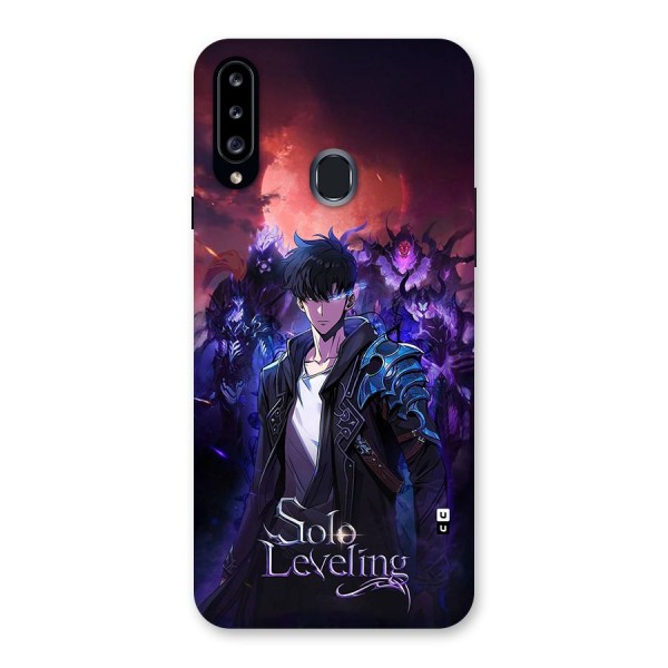 Jinwoo With Knights Back Case for Galaxy A20s