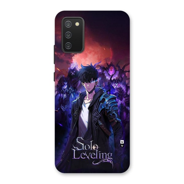 Jinwoo With Knights Back Case for Galaxy F02s