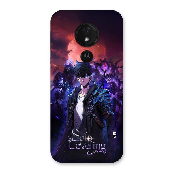 Jinwoo With Knights Back Case for Moto G7 Power