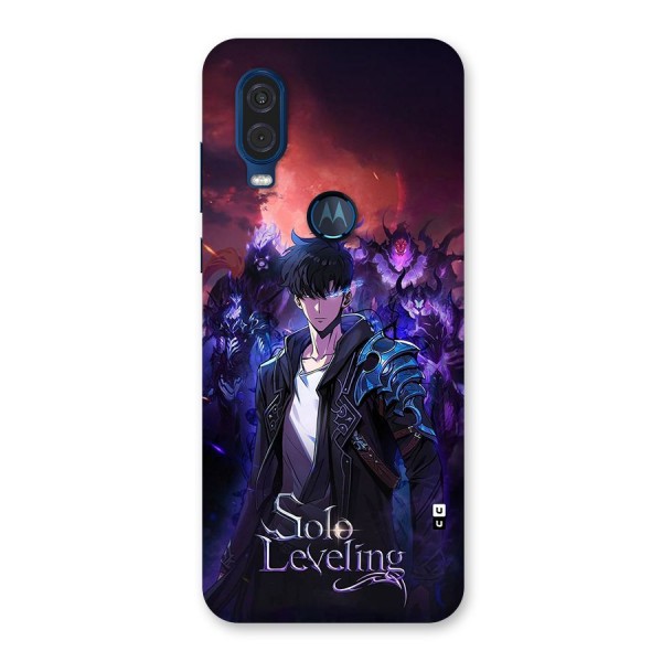 Jinwoo With Knights Back Case for Motorola One Vision