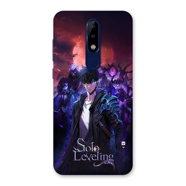 Jinwoo With Knights Back Case for Nokia 5.1 Plus