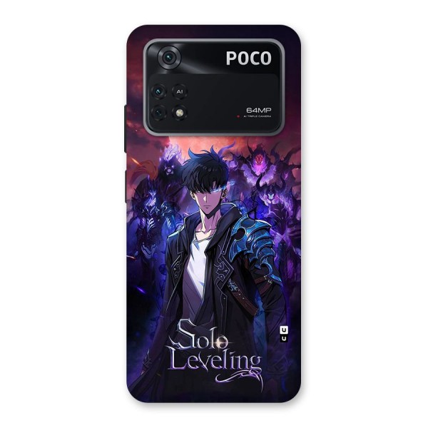 Jinwoo With Knights Back Case for Poco M4 Pro 4G