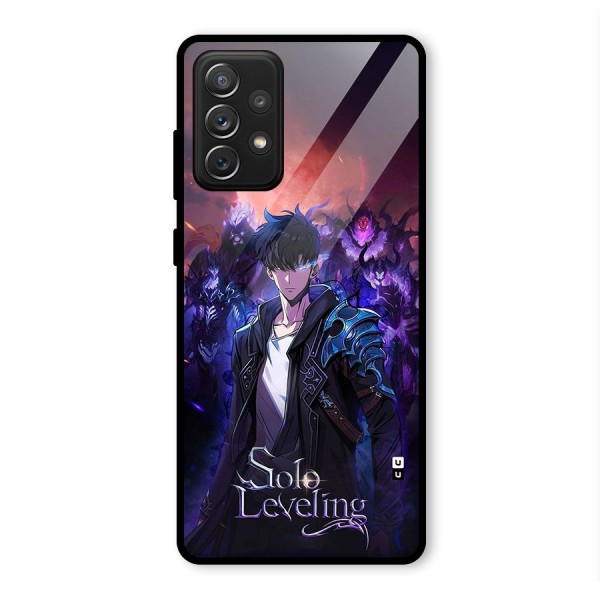 Jinwoo With Knights Glass Back Case for Galaxy A72