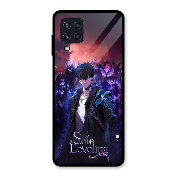 Jinwoo With Knights Glass Back Case for Galaxy M32