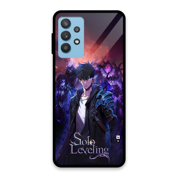 Jinwoo With Knights Glass Back Case for Galaxy M32 5G