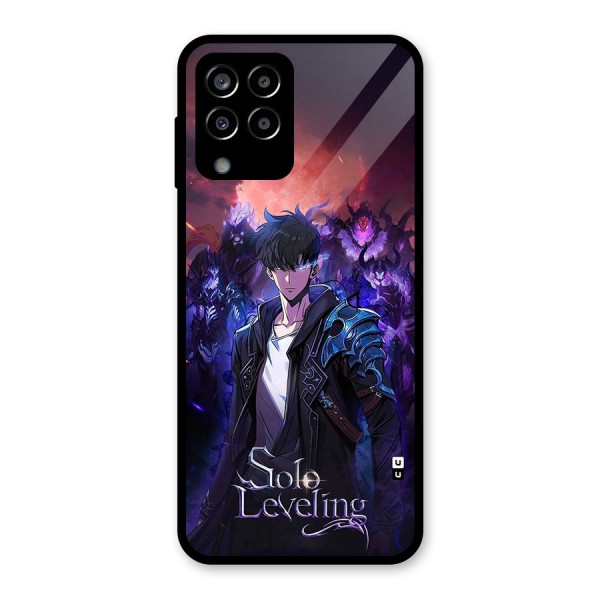 Jinwoo With Knights Glass Back Case for Galaxy M33