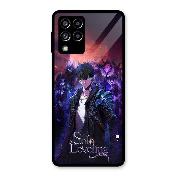 Jinwoo With Knights Glass Back Case for Galaxy M53 5G