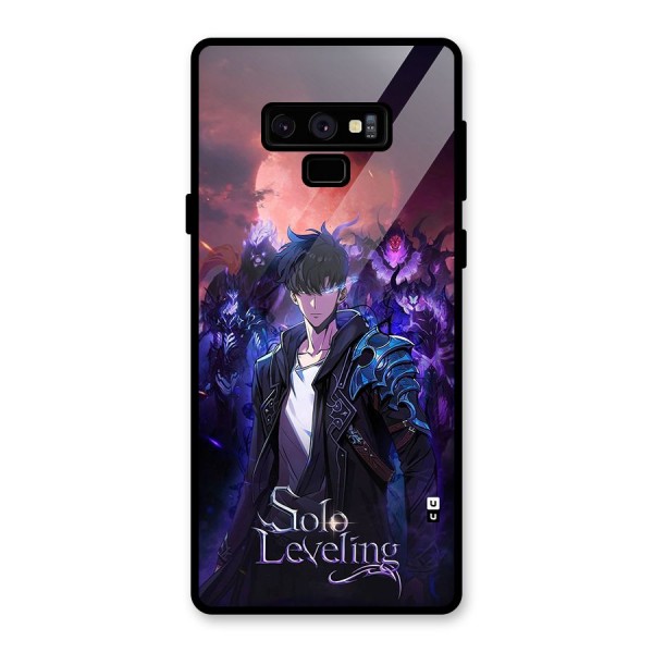 Jinwoo With Knights Glass Back Case for Galaxy Note 9