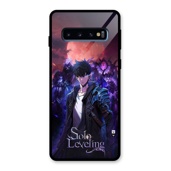 Jinwoo With Knights Glass Back Case for Galaxy S10