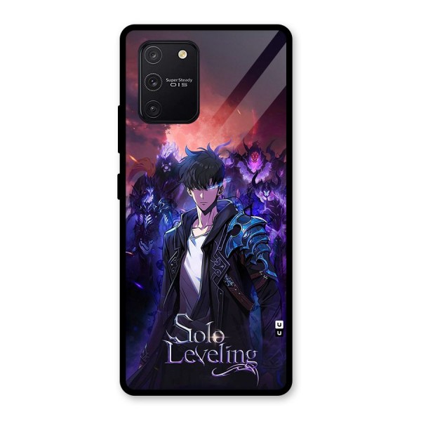 Jinwoo With Knights Glass Back Case for Galaxy S10 Lite