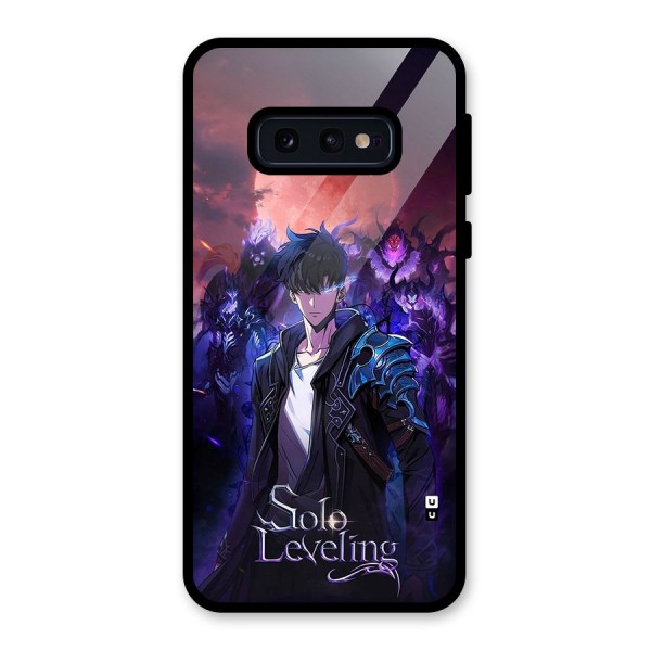 Jinwoo With Knights Glass Back Case for Galaxy S10e