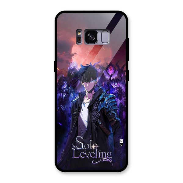 Jinwoo With Knights Glass Back Case for Galaxy S8