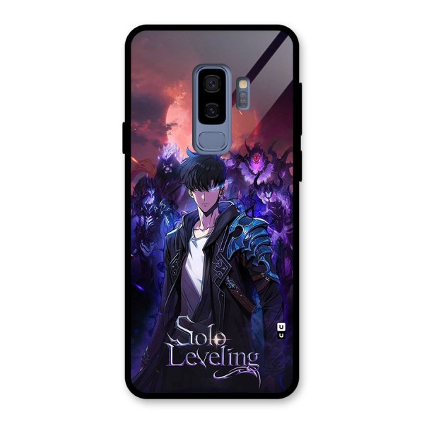 Jinwoo With Knights Glass Back Case for Galaxy S9 Plus