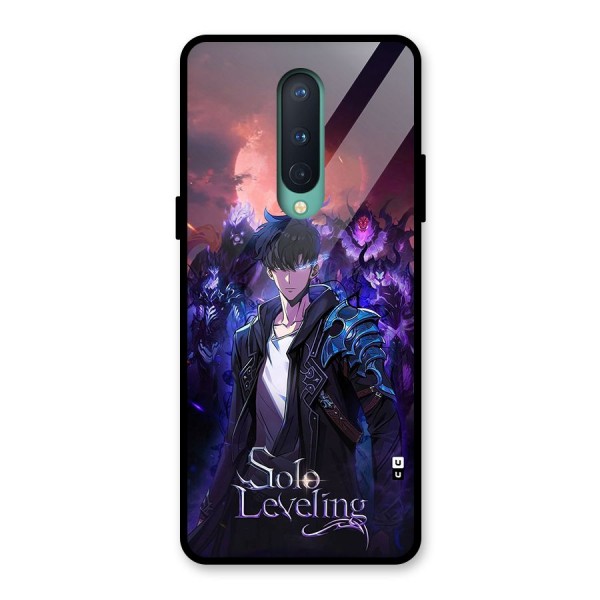 Jinwoo With Knights Glass Back Case for OnePlus 8