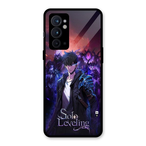 Jinwoo With Knights Glass Back Case for OnePlus 9RT 5G