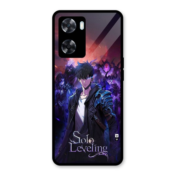 Jinwoo With Knights Glass Back Case for Oppo A77