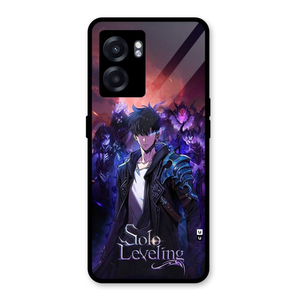 Jinwoo With Knights Glass Back Case for Oppo K10 (5G)