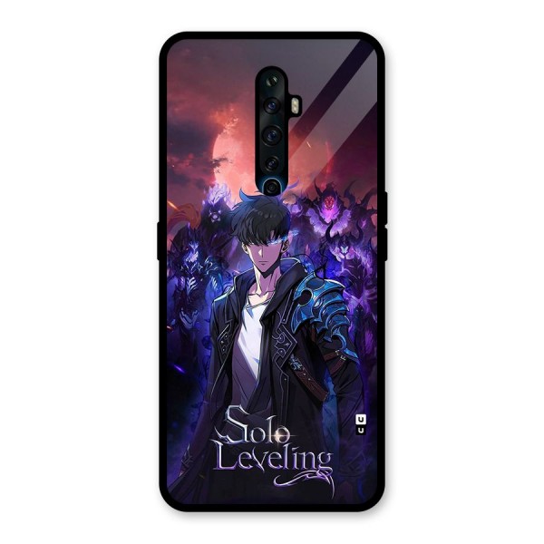 Jinwoo With Knights Glass Back Case for Oppo Reno2 Z