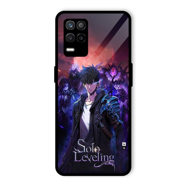 Jinwoo With Knights Glass Back Case for Realme 8 5G