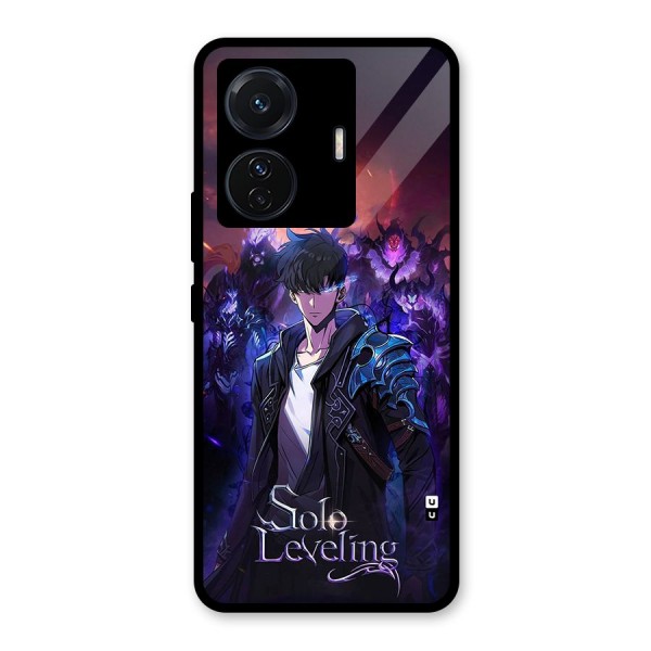 Jinwoo With Knights Glass Back Case for Vivo T1 Pro