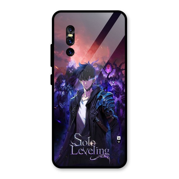 Jinwoo With Knights Glass Back Case for Vivo V15 Pro