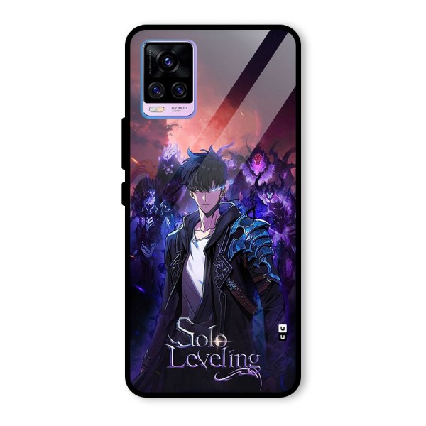 Jinwoo With Knights Glass Back Case for Vivo V20 Pro