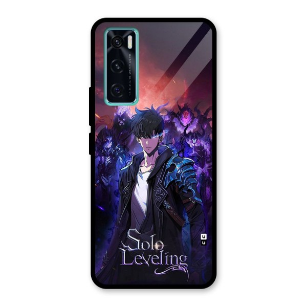 Jinwoo With Knights Glass Back Case for Vivo V20 SE