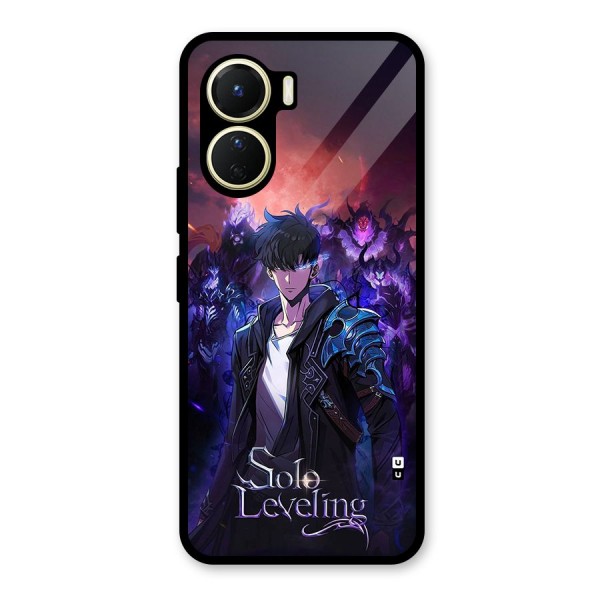 Jinwoo With Knights Glass Back Case for Vivo Y16