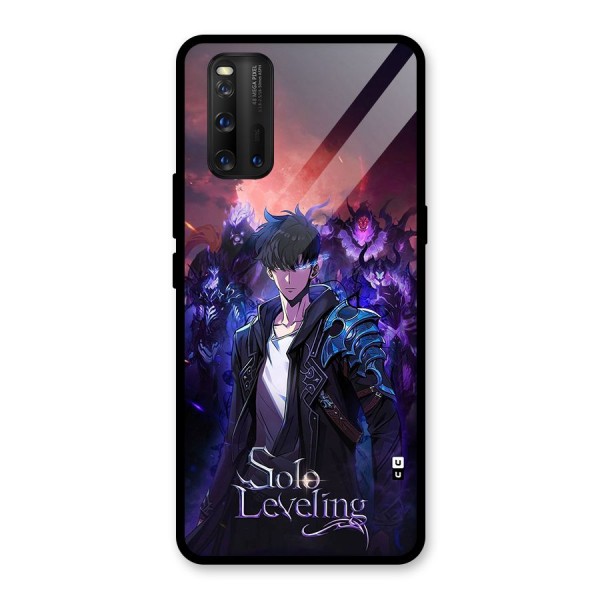 Jinwoo With Knights Glass Back Case for Vivo iQOO 3