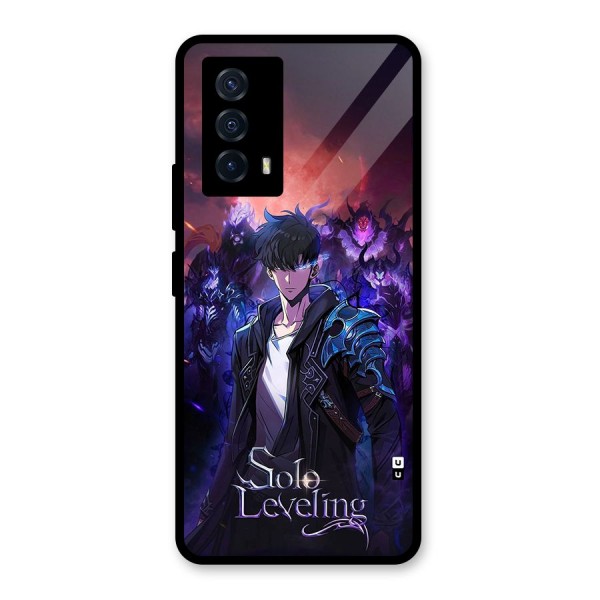 Jinwoo With Knights Glass Back Case for Vivo iQOO Z5