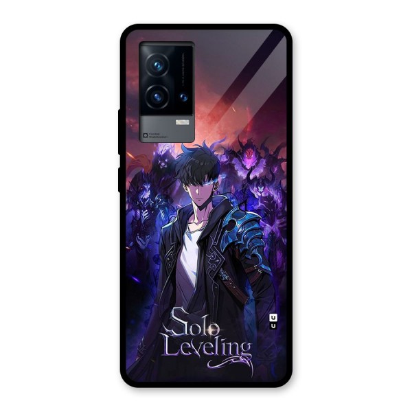 Jinwoo With Knights Glass Back Case for iQOO 9 5G