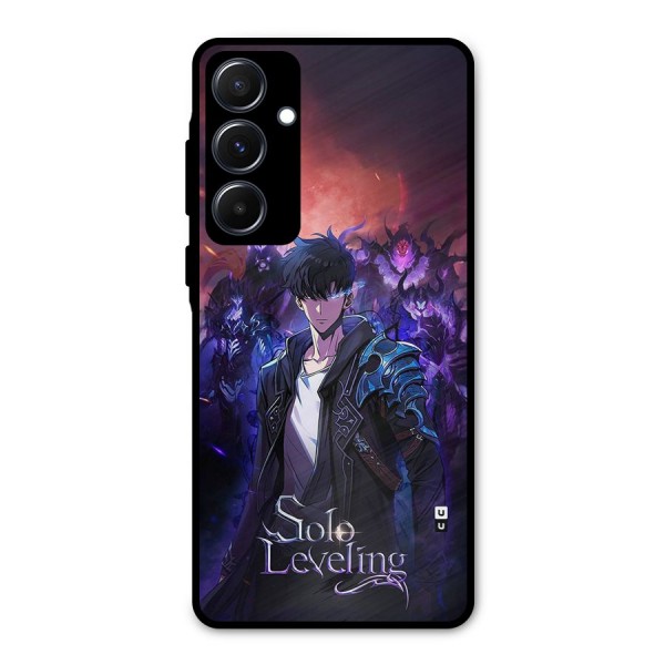 Jinwoo With Knights Metal Back Case for Galaxy A55