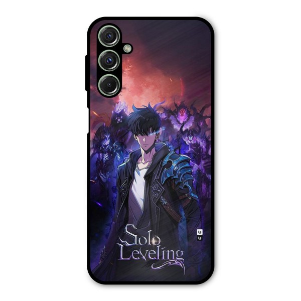 Jinwoo With Knights Metal Back Case for Galaxy F34