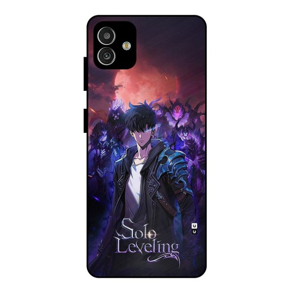 Jinwoo With Knights Metal Back Case for Galaxy M13 5G