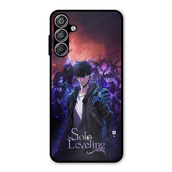 Jinwoo With Knights Metal Back Case for Galaxy M15