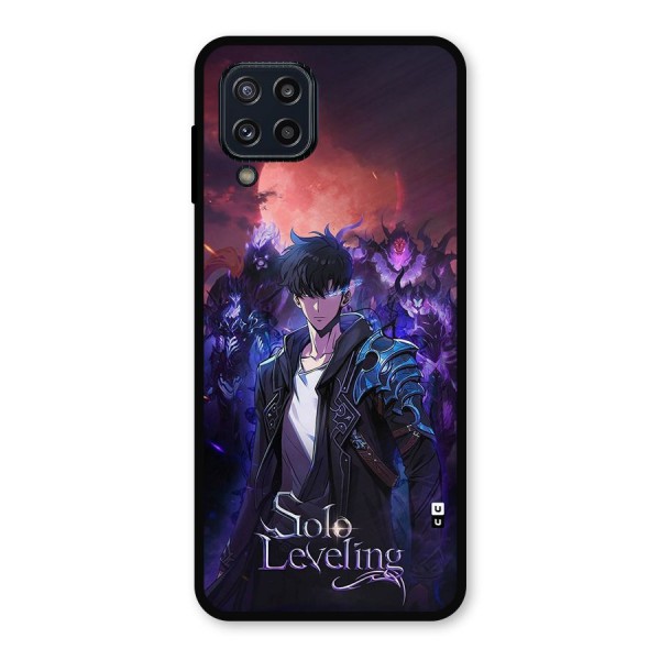 Jinwoo With Knights Metal Back Case for Galaxy M32