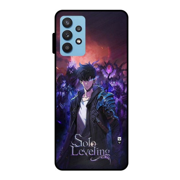 Jinwoo With Knights Metal Back Case for Galaxy M32 5G