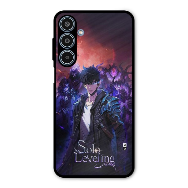 Jinwoo With Knights Metal Back Case for Galaxy M35