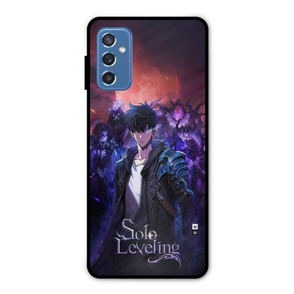 Jinwoo With Knights Metal Back Case for Galaxy M52 5G