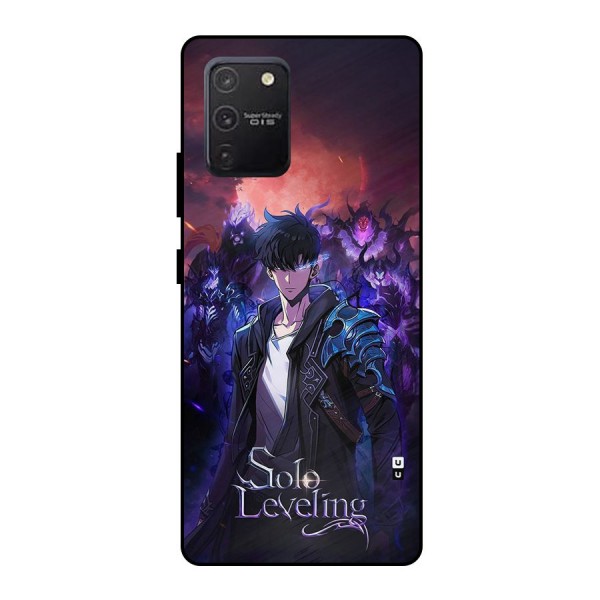 Jinwoo With Knights Metal Back Case for Galaxy S10 Lite