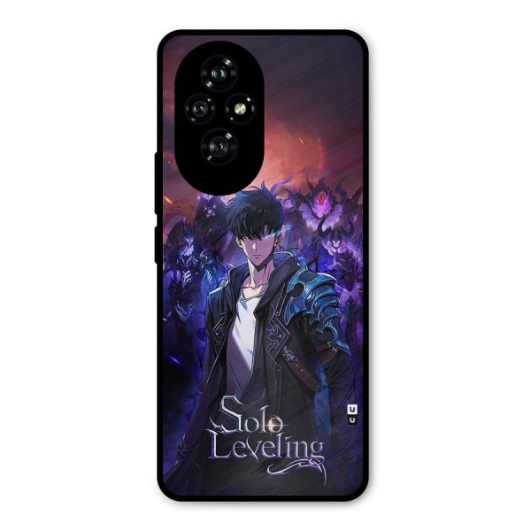 Jinwoo With Knights Metal Back Case for Honor 200