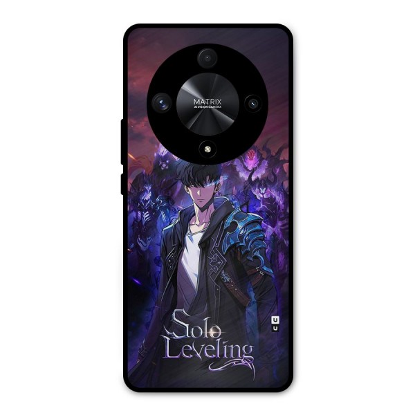 Jinwoo With Knights Metal Back Case for Honor X9b