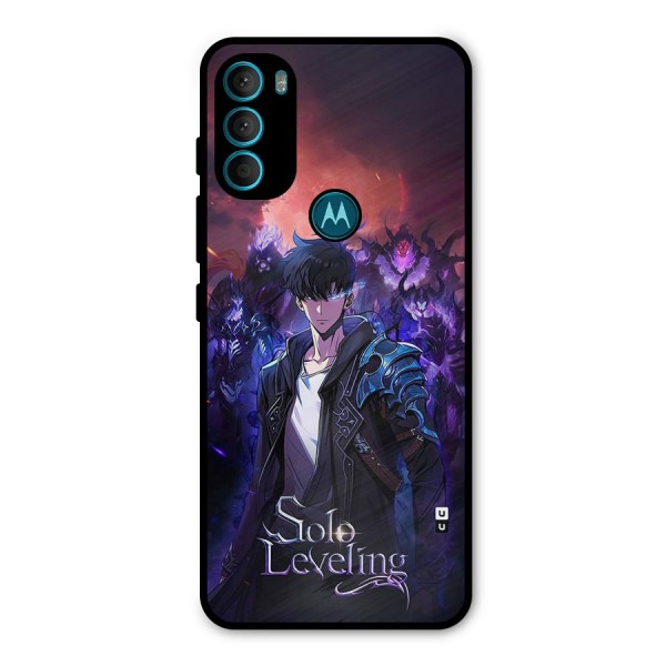 Jinwoo With Knights Metal Back Case for Moto G71 5G