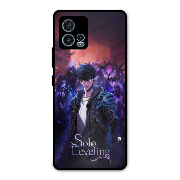 Jinwoo With Knights Metal Back Case for Moto G72