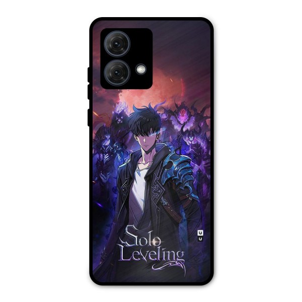 Jinwoo With Knights Metal Back Case for Moto G84