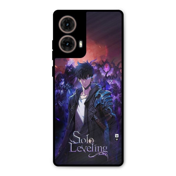 Jinwoo With Knights Metal Back Case for Moto G85