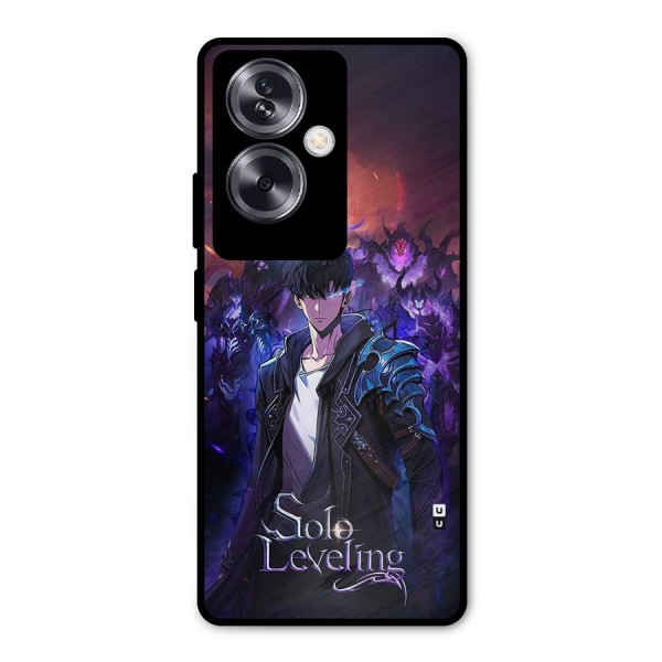 Jinwoo With Knights Metal Back Case for Oppo A79 5G