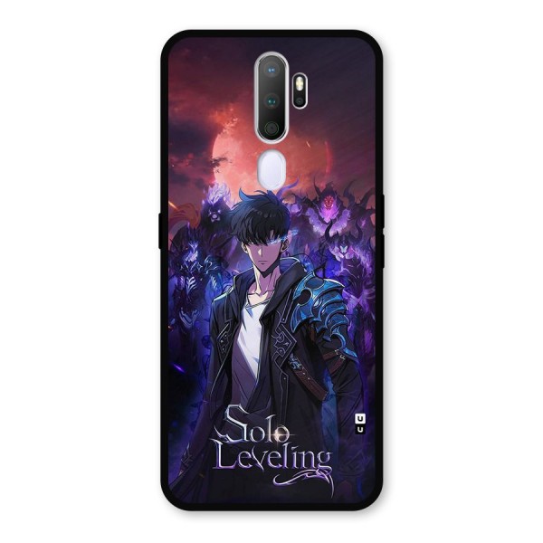 Jinwoo With Knights Metal Back Case for Oppo A9 (2020)