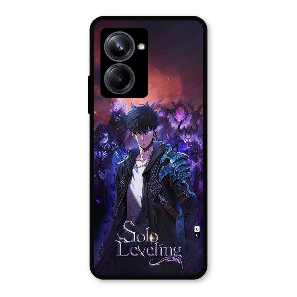 Jinwoo With Knights Metal Back Case for Realme 10 Pro