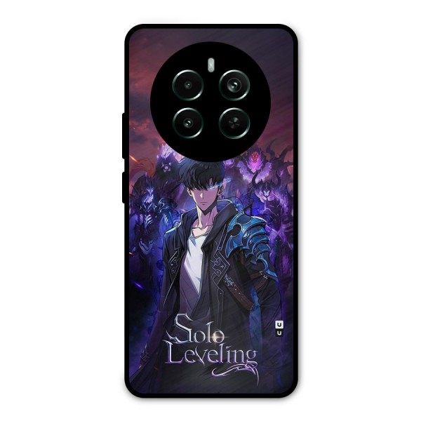 Jinwoo With Knights Metal Back Case for Realme 12 Plus